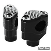 RISERS REBUFFINI - ROBIX - HAUTEUR : 2" / 50MM - FINITION : NOIR