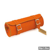 ROULEAU A OUTILS LEDRIE - CROC - CUIR - ORANGE