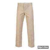 PANTALON - DICKIES - 873 - SLIM STRAIGHT WORK PANTS - COULEUR : KAKI - TAILLE 34/34