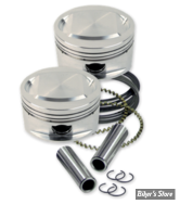 - KIT CYLINDRES BIG BORE -  95CI / 3.7/8" - TWIN CAM 99/06 - S&S - Big Bore Cylinder Kit : KIT PISTONS DE REMPLACEMENT - +0.005 -  92-1204
