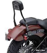 KIT SISSY BAR DETACHABLE - SOFTAIL FLHC / FLHCS 18UP - COBRA - NOIR - HAUTEUR : 14" - PROFILE : ROND  - 602-2010B