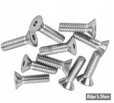 VIS TETE FRAISEE 10-24 X 16.00MM / 5/8" - ALLEN - CHROME - LE PAQUET DE 10 PIECES