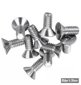 VIS TETE FRAISEE 1/4-20 X 16.00MM / 5/8" - ALLEN - CHROME - LE PAQUET DE 10 PIECES