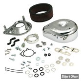  - FILTRE A AIR - S&S -CLASSIC TEARDROP AIR CLEANER KIT - SPORTSTER 07/22 - CHROME - 170-0306E