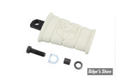 ECLATE N°A / PIECE N° 24 - PEDALE DE KICK -  OEM 33175-16A / 33172-16B - OLD STYLE FLH LOGO - BLANC / PIVOT NOIR