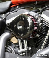 SS - KIT FILTRE A AIR SS - TEARDROP - MINI TEARDROP STEALTH AIR CLEANER KIT - SPORTSTER 91/06 - NOIR - 170-0450