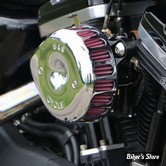 SS - KIT FILTRE A AIR SS - TEARDROP - MINI TEARDROP STEALTH AIR CLEANER KIT - SPORTSTER 91/03 A CARBURATEUR S&S - CHROME - 170-0447