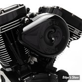    - FILTRE A AIR - S&S - TEARDROP STEALTH AIR CLEANER KIT - MILWAUKEE EIGHT TOURING 17UP / SOFTAIL 18UP - NOIR BRILLANT - 170-0525B