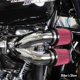    - FILTRE A AIR - S&S - MILWAUKEE EIGHT TOURING 17UP / SOFTAIL 18UP - TUNED INDUCTION AIR CLEANER KIT - CHROME - 170-0566A
