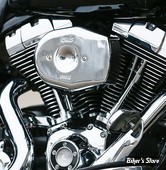 FILTRE A AIR - S&S - Stealth Air Cleaner Kit with Tribute Cover - TOURING 08/16 / SOFTAIL 16/17 / DYNA FXDLS 16/17 - AVEC TIRAGE ELECTRONIQUE - TRIBUTE - CHROME - 170-0594