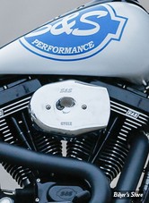 FILTRE A AIR - S&S - Stealth Air Cleaner Kit with Tribute Cover - TOURING 02/07 / SOFTAIL 01/15 / DYNA 04/17 / TWINCAM CARBU CV 99/06 - TRIBUTE - CHROME - 170-0596