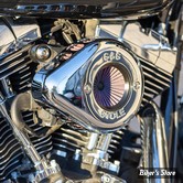 FILTRE A AIR - S&S - SOFTAIL 01/15 / DYNA 04/17 / TOURING 02/07 - STEALTH AIR STINGER KIT - TEARDROP - CHROME - 170-0721