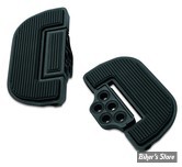 PLATEFORMES KURYAKYN - PREMIUM / RIBBED - POUR CONDUCTEUR ET/OU PASSAGER - SANS EMPREINTE (SPLINED) - FLOORBOARDS - NOIR - 4357