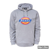 SWEAT SHIRT A CAPUCHE - DICKIES - ICON LOGO - GRIS CHINE - TAILLE S