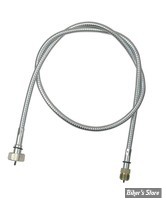 ECLATE A1 - PIECE N° 01 - CABLE DE COMPTEUR SUR ROUE ARRIERE - WL - FILETAGE INTERNE AU COMPTEUR - WL 37/52 - OEM 62025-37 / 11132-37 - METAL