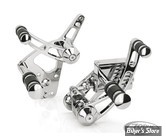 COMMANDES AVANCEES - SOFTAIL 86/99 ET FL 58/86 - ZODIAC - CHROME - + 3"