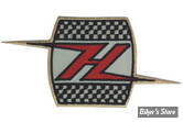 ECUSSON/PATCH - V-TWIN - L LIGHTNING - TAILLE : 4" X 2" ( 10.16 CM X 5.08 CM ) - LA PAIRE