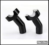 RISERS  DE POTENCE PULLBACK - HAUTEUR 3.5" - DRAG SPECIALTIES - PULLBACK - HAUTEUR 3.5" / 89MM - NOIR