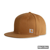 CASQUETTE - CARHARTT - FLAT BRIM - MARRON