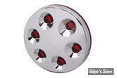 ECLATE I - PIECE N° 25 - Couvercle d embrayage - BIG TWIN 70/99 - CHROME ROUGE