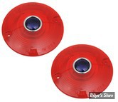ECLATE K - PIECE N° 34 - CABOCHON DE CLIGNO ORIGINE HD - 68440-86 - ROUGE / BLUE DOT - LA PAIRE