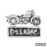 PIN'S - MCS - DILLIGAF WITH MOTORCYCLE