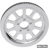 66 - POULIE - BT07/11 - 66DENTS - 37710-07 - CHROME - 10 SPOKES - DRAG SPECIALTIES