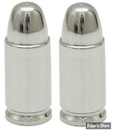 BOUCHONS DE VALVE TRIK TOPZ - BULLET - ARGENT