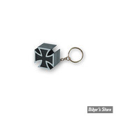 PORTE CLEFS - TRIKTOPZ - CROSS PIN - NOIR