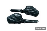 RÉTROVISEURS KURYAKYN - SKELETON HAND MIRRORS - BRANCHE : NOIR / CORPS : NOIR - 1758