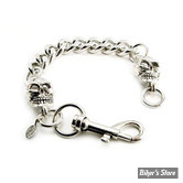 BRACELET - AMIGAZ - CUT LEASH WITH END SKULLS