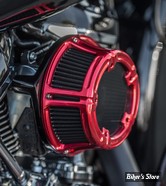 - KIT FILTRE A AIR A.NESS - SOFTAIL 18UP / TOURING 17UP - NESS METHOD CLEAR SERIES AIR CLEANER - Arlen Ness Anodized Collection -  ROUGE ANODISE - 18-170
