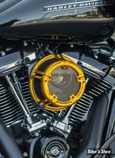 - FILTRE A AIR - ARLEN NESS - NESS METHOD CLEAR SERIES AIR CLEANER - TOURING 02/07 / SOFTAIL 00/15 / DYNA 99/17 / TWINCAM CARBU CV 99/06 - ARLEN NESS ANODIZED COLLECTION - GOLD - 18-177