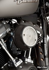 KIT FILTRE A AIR A.NESS - MILWAUKEE EIGHT TOURING 17UP / SOFTAIL 18UP - STAGE 1 BIG SUCKER AIR CLEANER - NOIR - 18-318