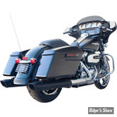 SILENCIEUX FIREBRAND - TOURING 17UP - 4" - BARITONE SLIP-ON MUFFLERS - NOIR