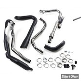 - COLLECTEUR TOURING 17UP MILWAUKEE EIGHT - COBRA - INDEPENDANT DUAL HEAD PIPES WITH POWER PORT - NOIR / RAVEN BLACK - 6255DBRB
