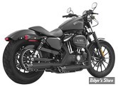 SILENCIEUX - FREEDOM PERFORMANCE - RACING  SLIP ON 3" 1/4 - SPORTSTER 04/13 - NOIR / SORTIE NOIR SCULPTE