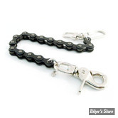 CHAINE DE PORTE CLEFS - AMIGAZ - BIKE CHAIN - NOIR - 20.32 CM