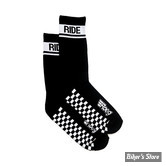 CHAUSSETTES - ROEG - EARLY FINISH - NOIR - POINTURE 39-42
