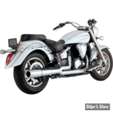 ECHAPPEMENT VANCE & HINES - PRO PIPE - YAMAHA XVS 1300 MIDNIGHT STAR / VSTAR 07UP - CHROME