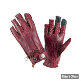 GANTS - BY CITY - SECOND SKIN LADIES - GARNET / BORDEAUX - TAILLE XS