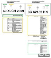                                                                    IDENTIFICATION MOTO HD DE 1936 A 1980