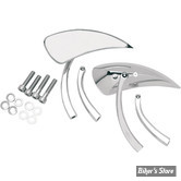 RETROS TEARDROP - DRAG SPECIALTIES - TIGE : RADIUS - CHROME