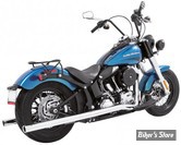 - ECHAPPEMENT - FREEDOM PERFORMANCE - SOFTAIL 07/17 - 2.5" STRAIGHTS FULL SYSTEM BLUE-PROOF - LONGUEUR  33" - CHROME / CHROME - HD00088