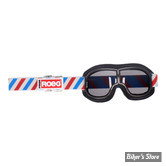 LUNETTES MOTO - ROEG - JETTSON GOGGLE - HELIX - MONTURE : BLEU/BLANC/ROUGE - VERRES : GRIS