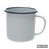 MUG - ENAMEL - BLANC/BLEU MARINE