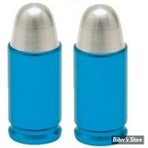 BOUCHONS DE VALVE TRIK TOPZ - BULLET - BLEU