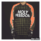 TEE-SHIRT MANCHES LONGUES - HOLY FREEDOM - DIRTY JERSEY - DIECI - TAILLE XS