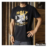 TEE-SHIRT - HOLY FREEDOM - WOLF - NOIR - TAILLE S