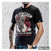 TEE-SHIRT - HOLY FREEDOM - SUNDAY OUTLAW - NOIR - TAILLE S